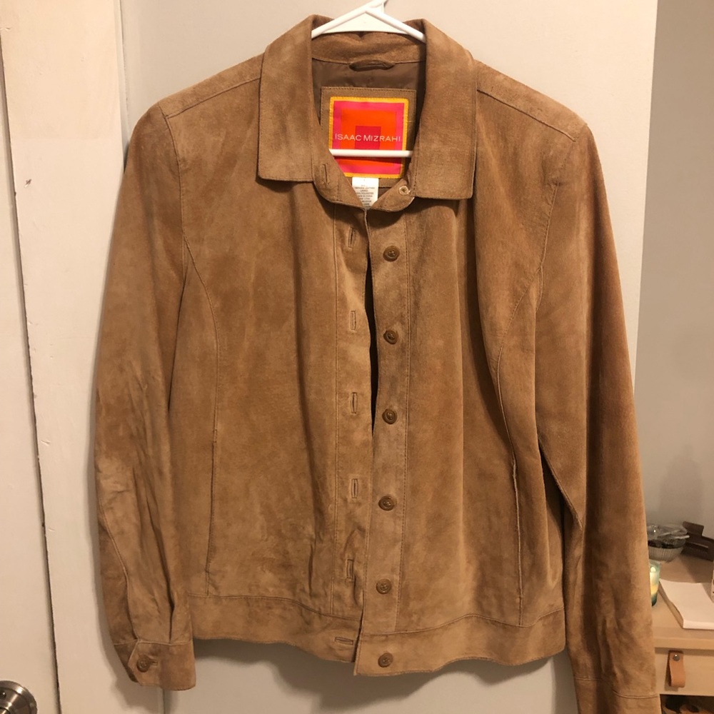 Y2K vintage suede jacket